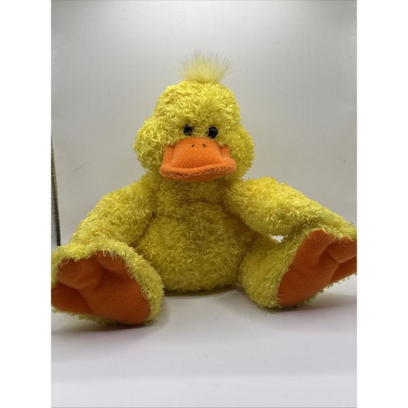 Ty Other - Baby G by Gund Duck Plush 10" Yellow Orange Stuffed Animal